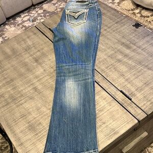 Vigoss Women's Boot Cut Jeans in Blue